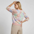 Women's Boxy Floral Sweater