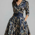 Women's A-Line Floral Dress