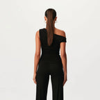 One-Shoulder Asymmetrical Top Black 4