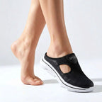 Orthopaedic Comfort Slippers with Lightweight Sole and Soft Insole in Black – 1