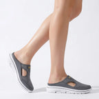Orthopaedic Comfort Slippers with Lightweight Sole and Soft Insole in Grey – 8