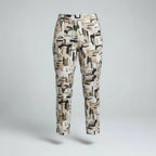 Women’s High Waist Slim Fit Cropped Trousers