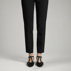 Pointed Toe Mary Jane Flats Black 4