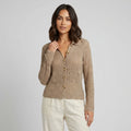 V-Neck Cable Knit Cardigan