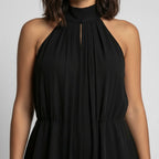 Women's Wide-Leg Halter Jumpsuit