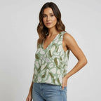 Sleeveless V-Neck Women's Top