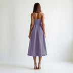 Sleeveless Flowy Dress Midi Summer Lilac 3
