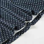 Sleeveless Skater Polka Dot Mini Dress Dark Blue 7