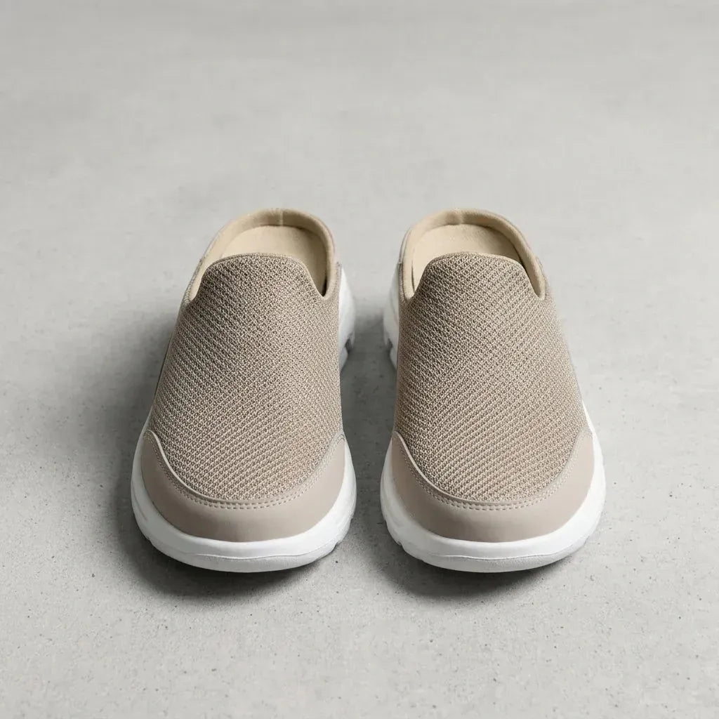 Sporty Clogs Slip-On Mules Beige 6