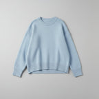Sweater in Oversized Fit with Ribbed Detail Light Blue 1