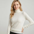 Sweater Turtleneck for Business Casual White 14