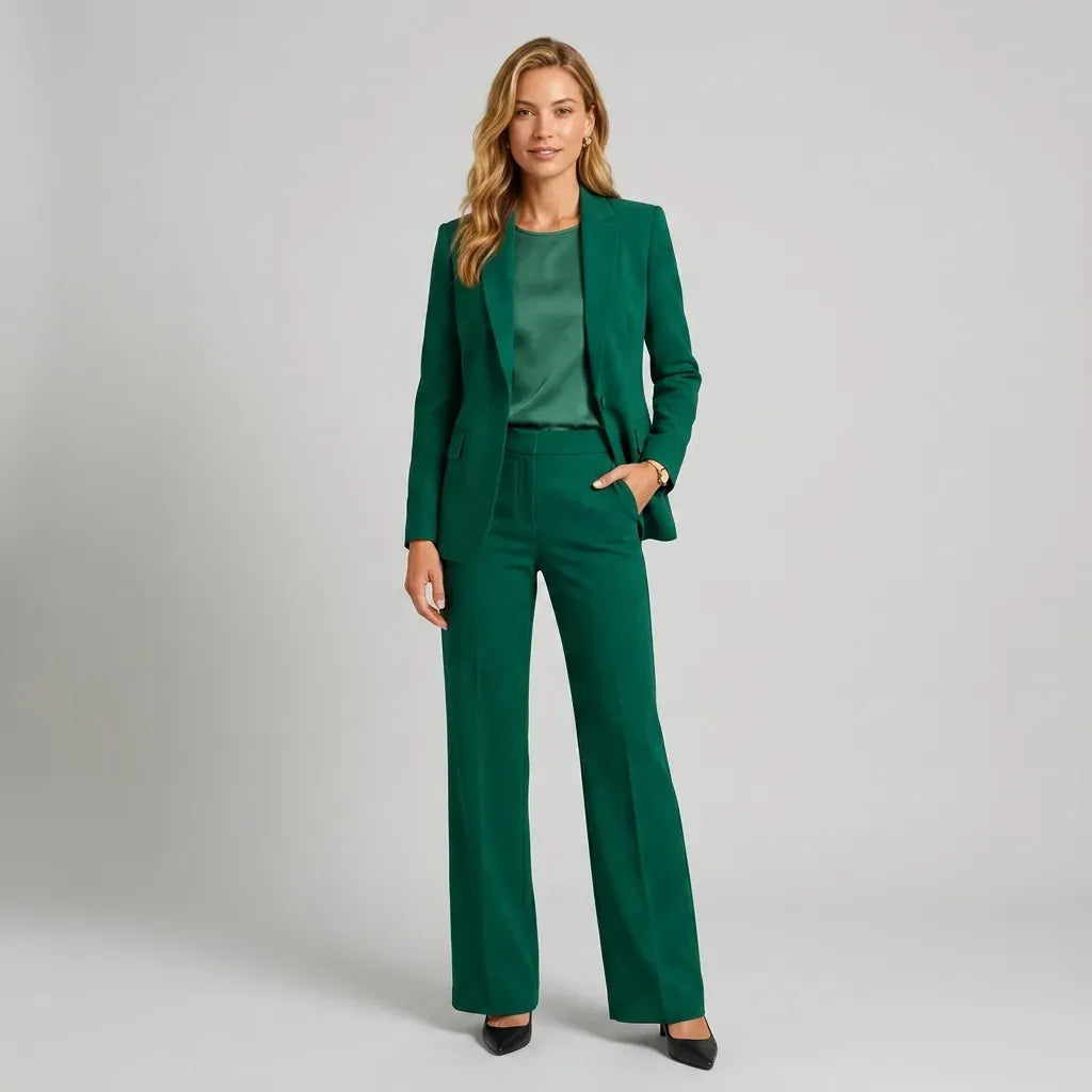 Tailored Co ord Set with Wide Leg Blazer 7