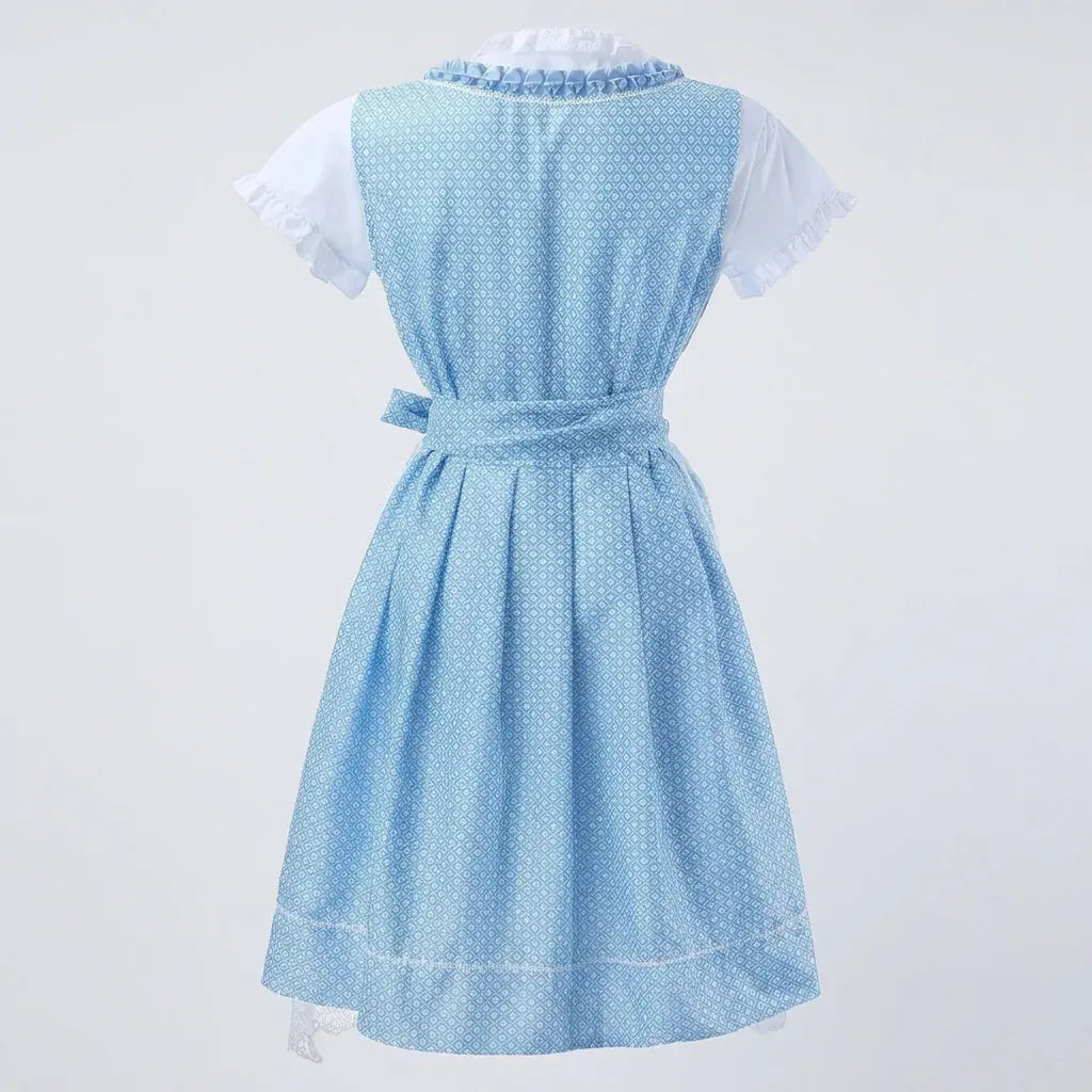 Traditional Oktoberfest Dress  Light Blue 2
