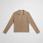 V-Neck Cable Knit Cardigan