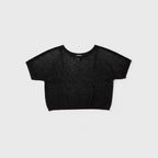Women's Mesh Knit Boxy Top