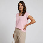 Women's Sleeveless V-Neck Top