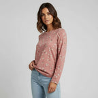 Women's Floral Long-Sleeve Top