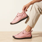 Women's Orthopaedic Walking Sneakers with Lightweight Support Sole in Pink – 10