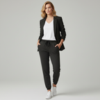 Women's Suit Set for Everyday & Special Occasions | Sporty & Elegant in Dark Grey – 11