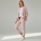Women's Suit Set for Everyday & Special Occasions | Sporty & Elegant in Pink – 12