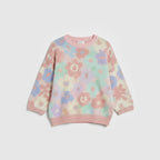 Women's Boxy Floral Sweater