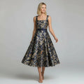Women's Sleeveless A-line Midi Dress